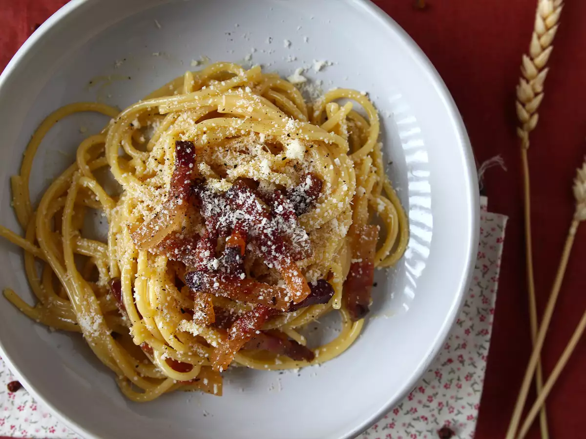 Špagety alla carbonara – pravý italský recept na carbonaru! - foto 5