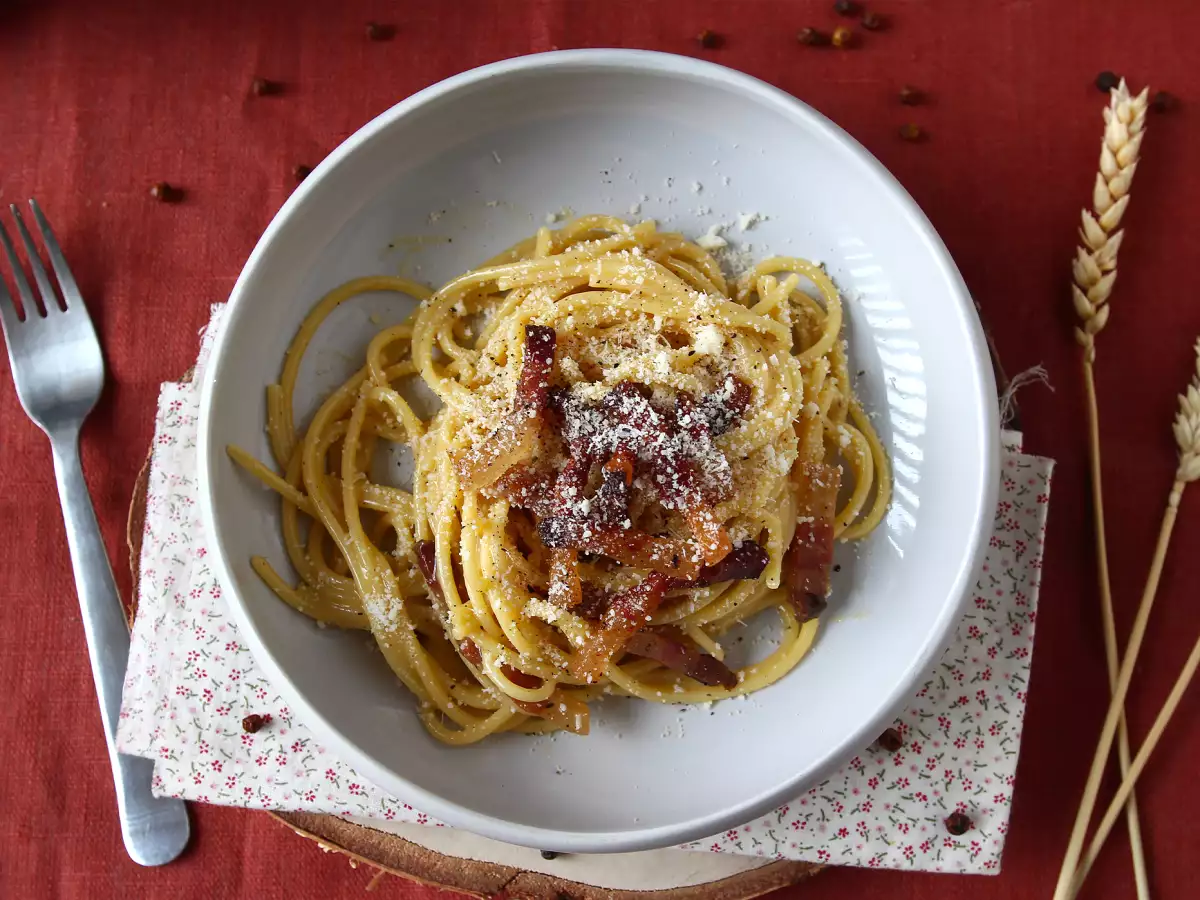 Špagety alla carbonara – pravý italský recept na carbonaru! - foto 6