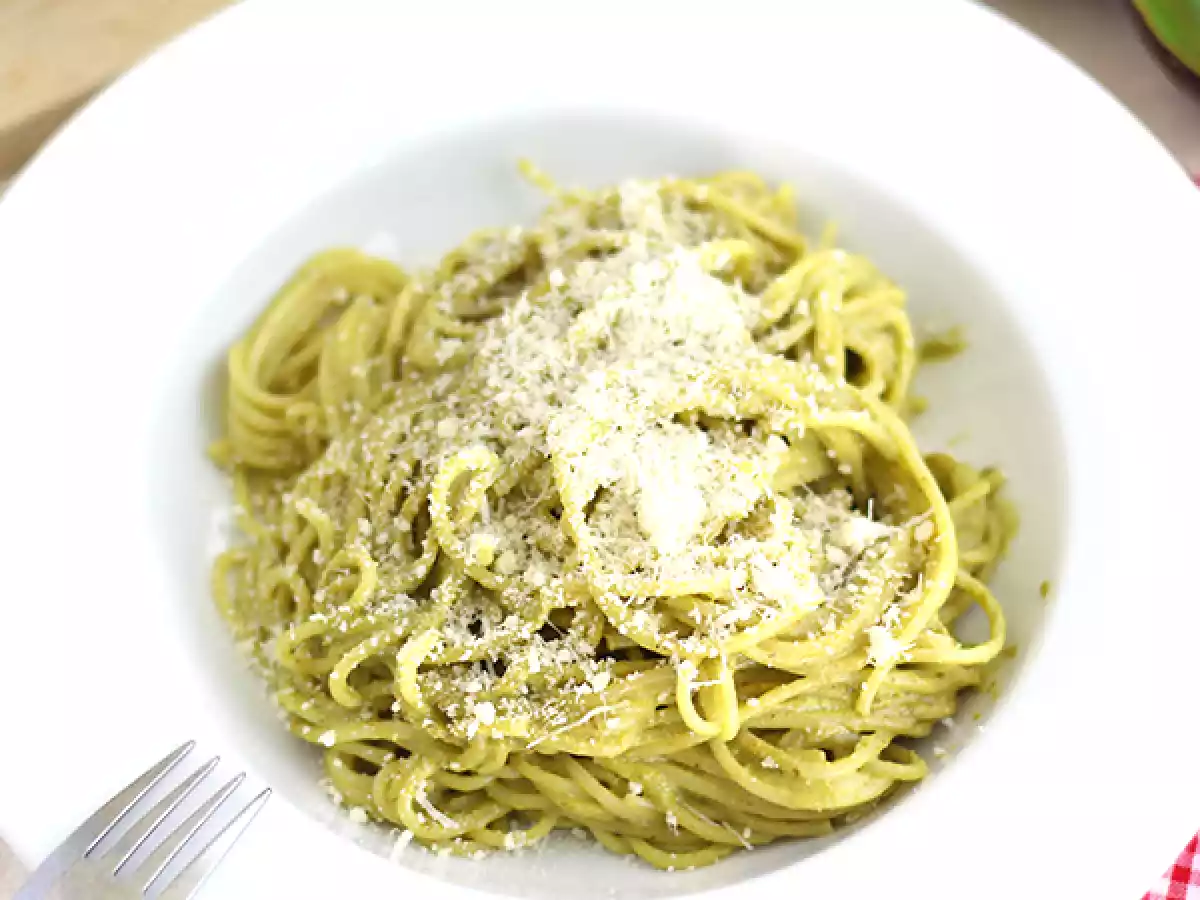 Špagety carbonara s avokádem - foto 2