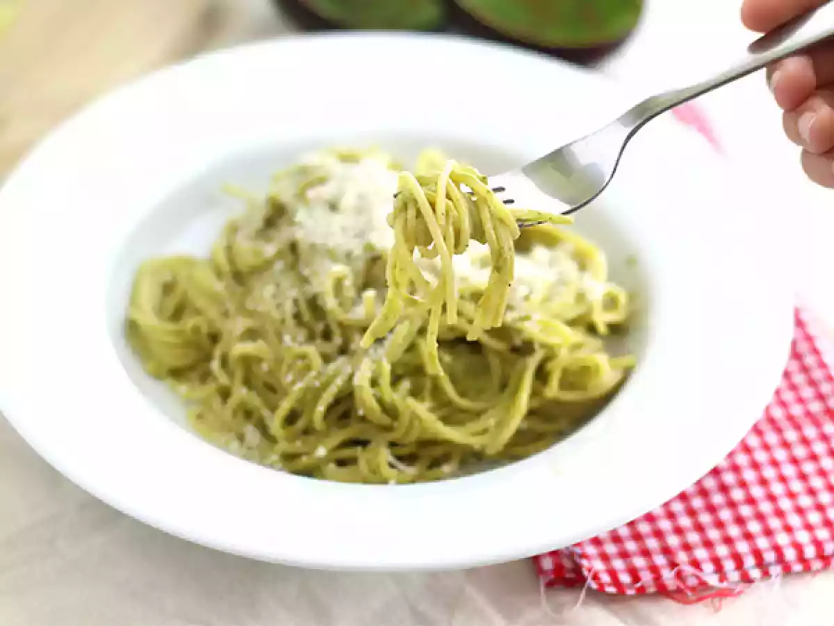 Špagety carbonara s avokádem - foto 3