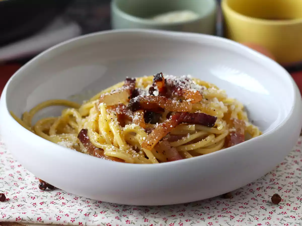 Spaghetti alla carbonara, pravý italský recept na carbonara!