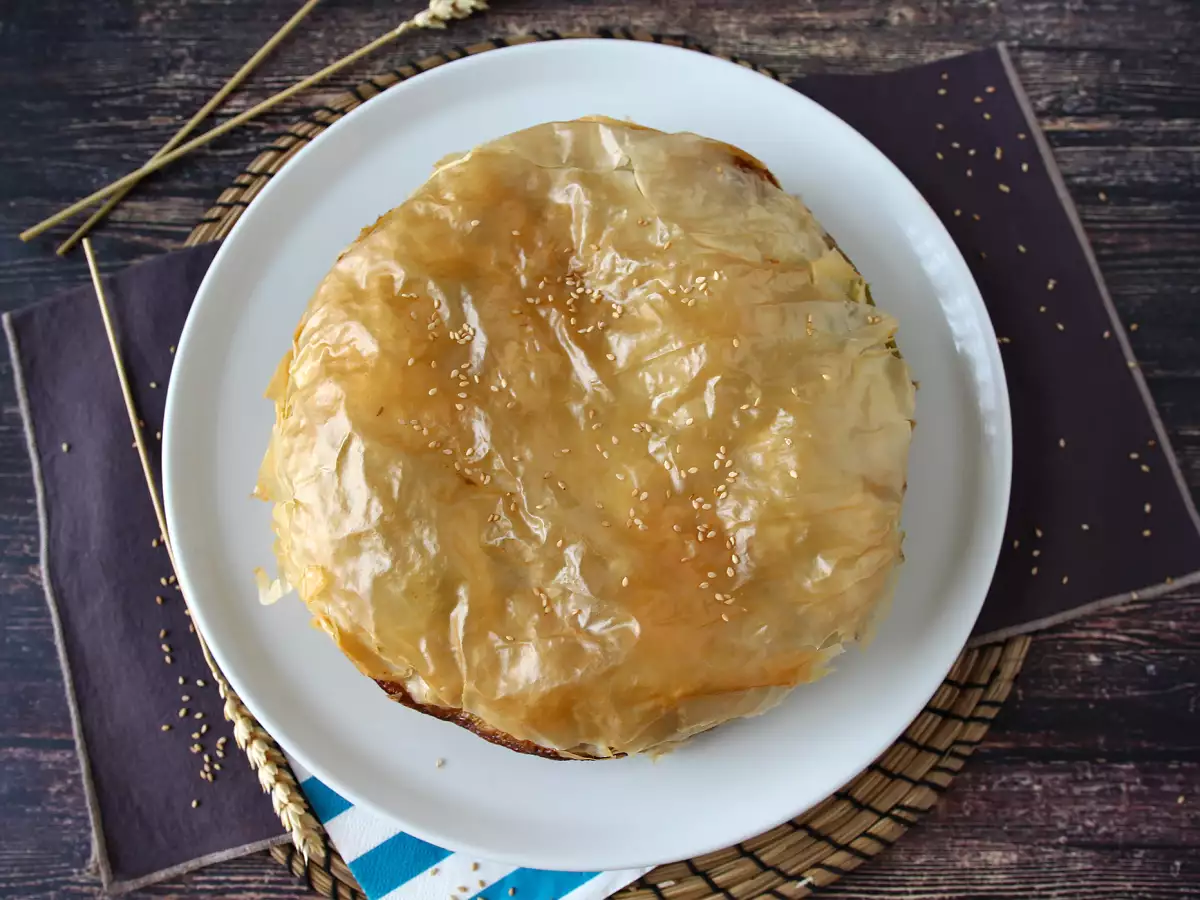 Spanakopita: snadný řecký koláč se špenátem a fetou - foto 4