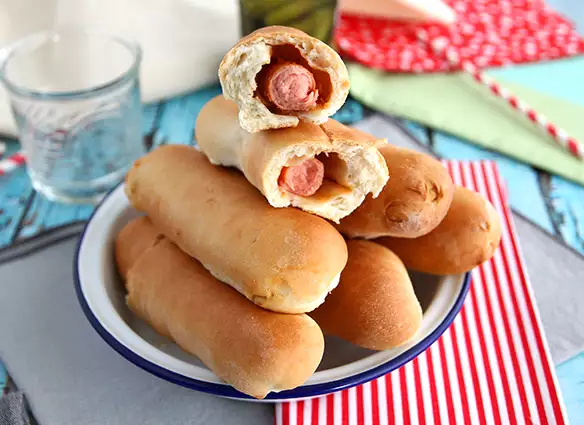 Spiro dogy, domácí hot dogy