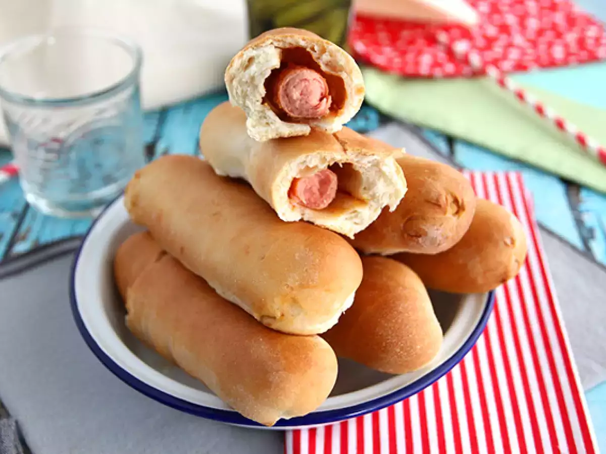 Spiro dogy, domácí hot dogy