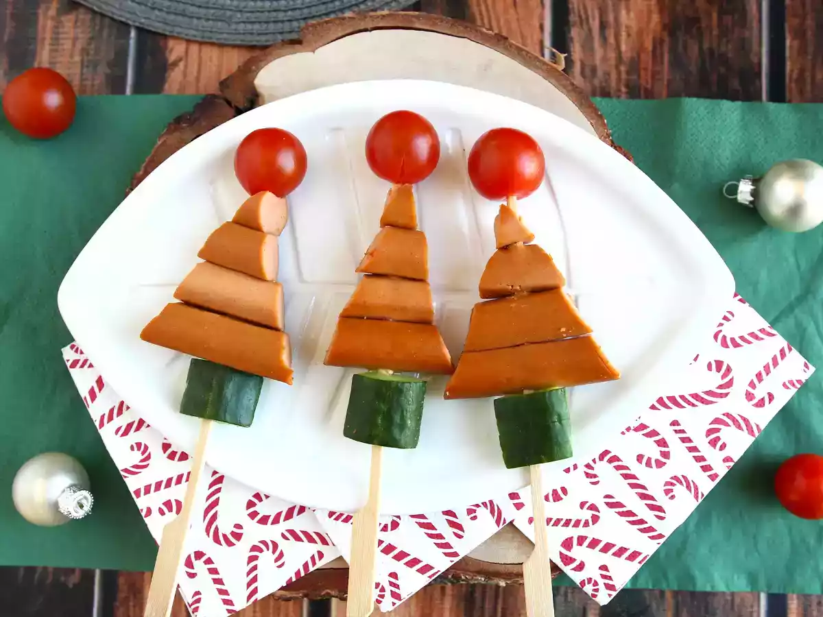 Špízy se šunkou: rychlý a snadný vánoční aperitiv!