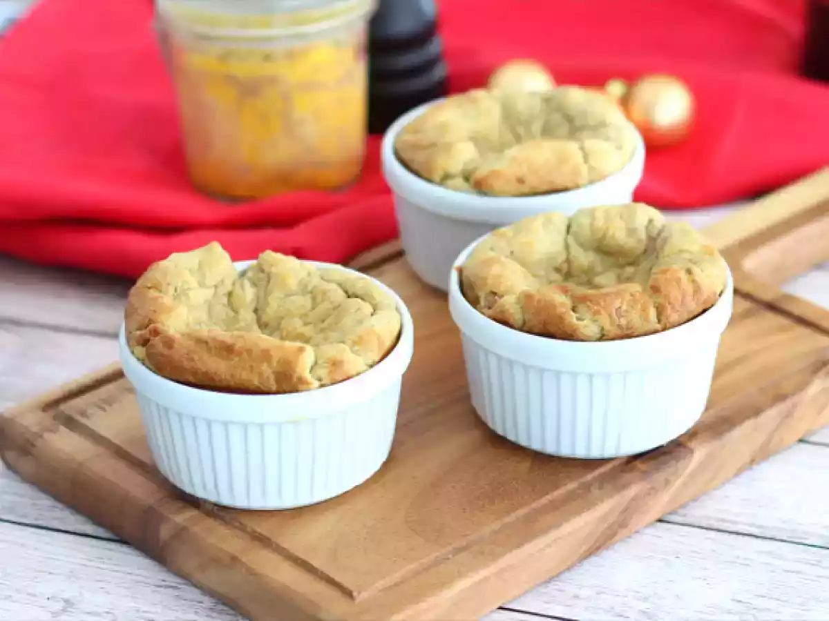 Suflé z foie gras