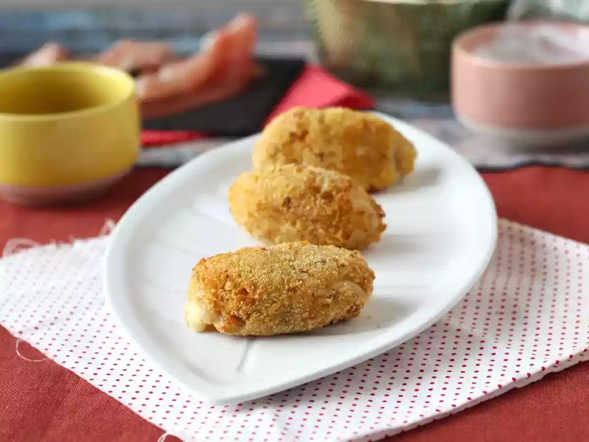 Šunkové krokety v Air Fryer: málo oleje, ale křupavé jako vždy! - foto 2