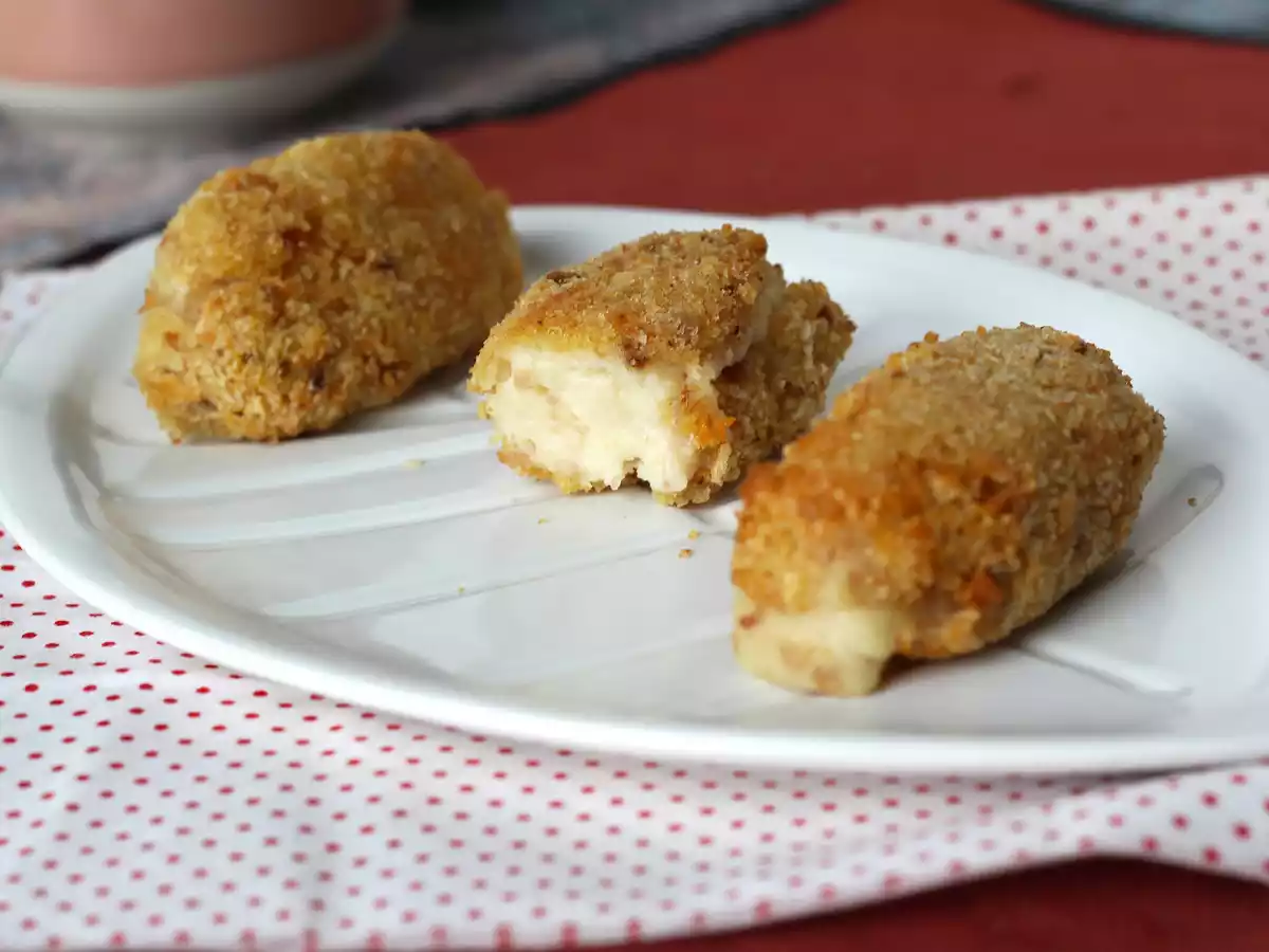 Šunkové krokety v Air Fryer: málo oleje, ale křupavé jako vždy! - foto 6