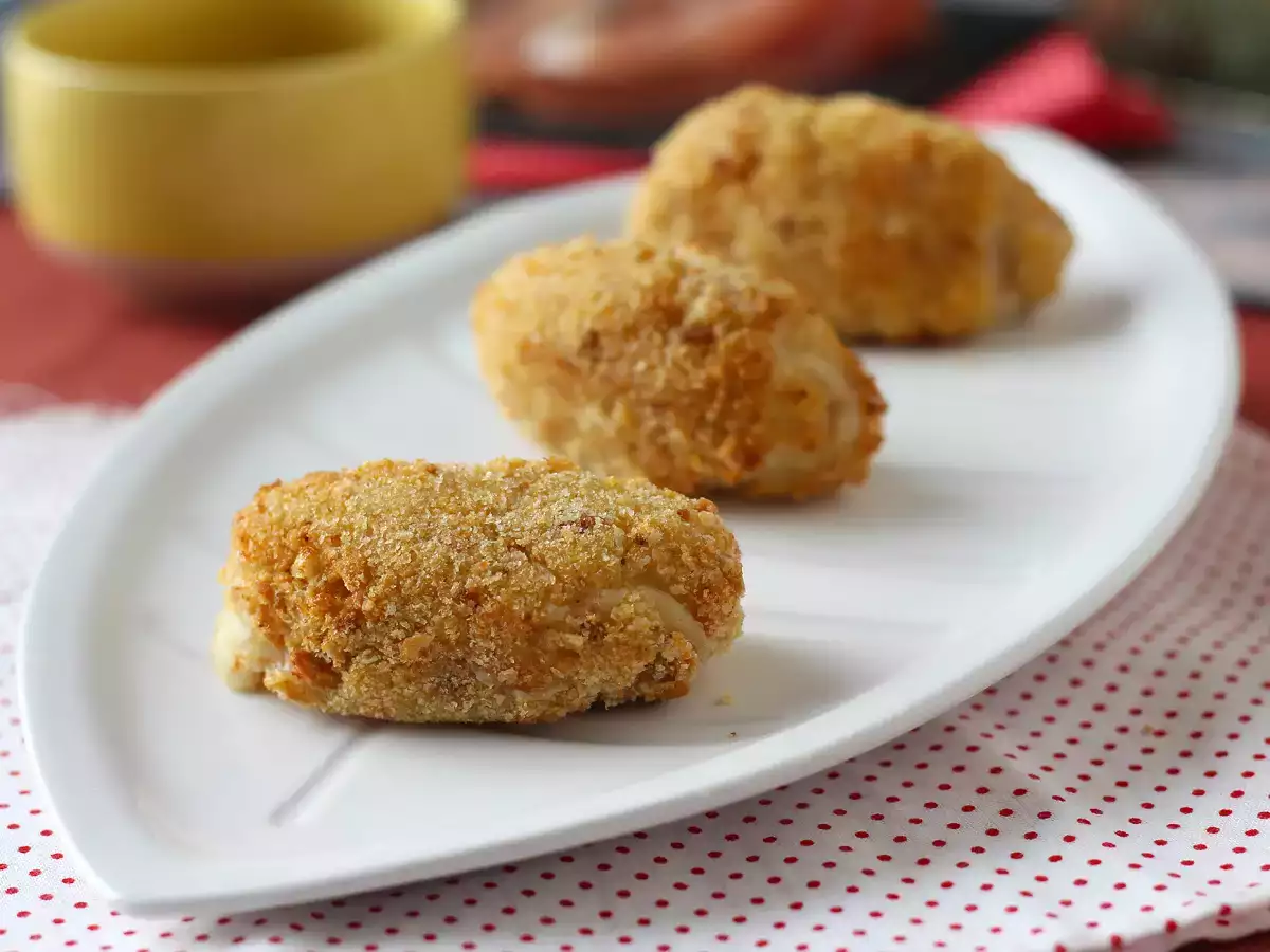 Šunkové krokety v horkovzdušné fritéze: méně oleje, ale stále krásně křupavé!