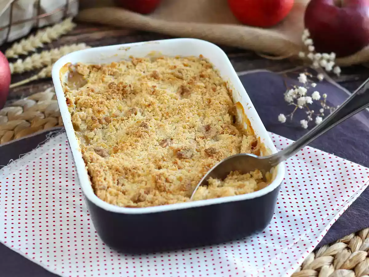 Super snadný jablečný crumble - foto 4