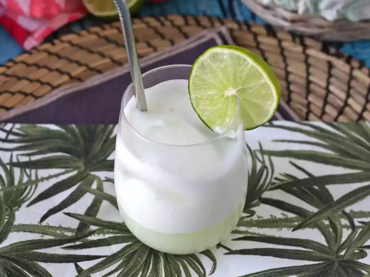 Švýcarská limonáda s kondenzovaným mlékem