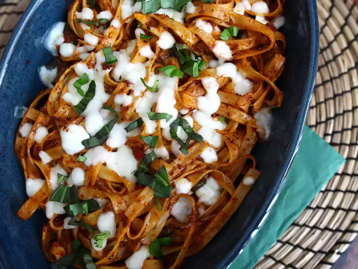 Tagliatelle al forno, recept proti plýtvání zbytky těstovin - foto 4
