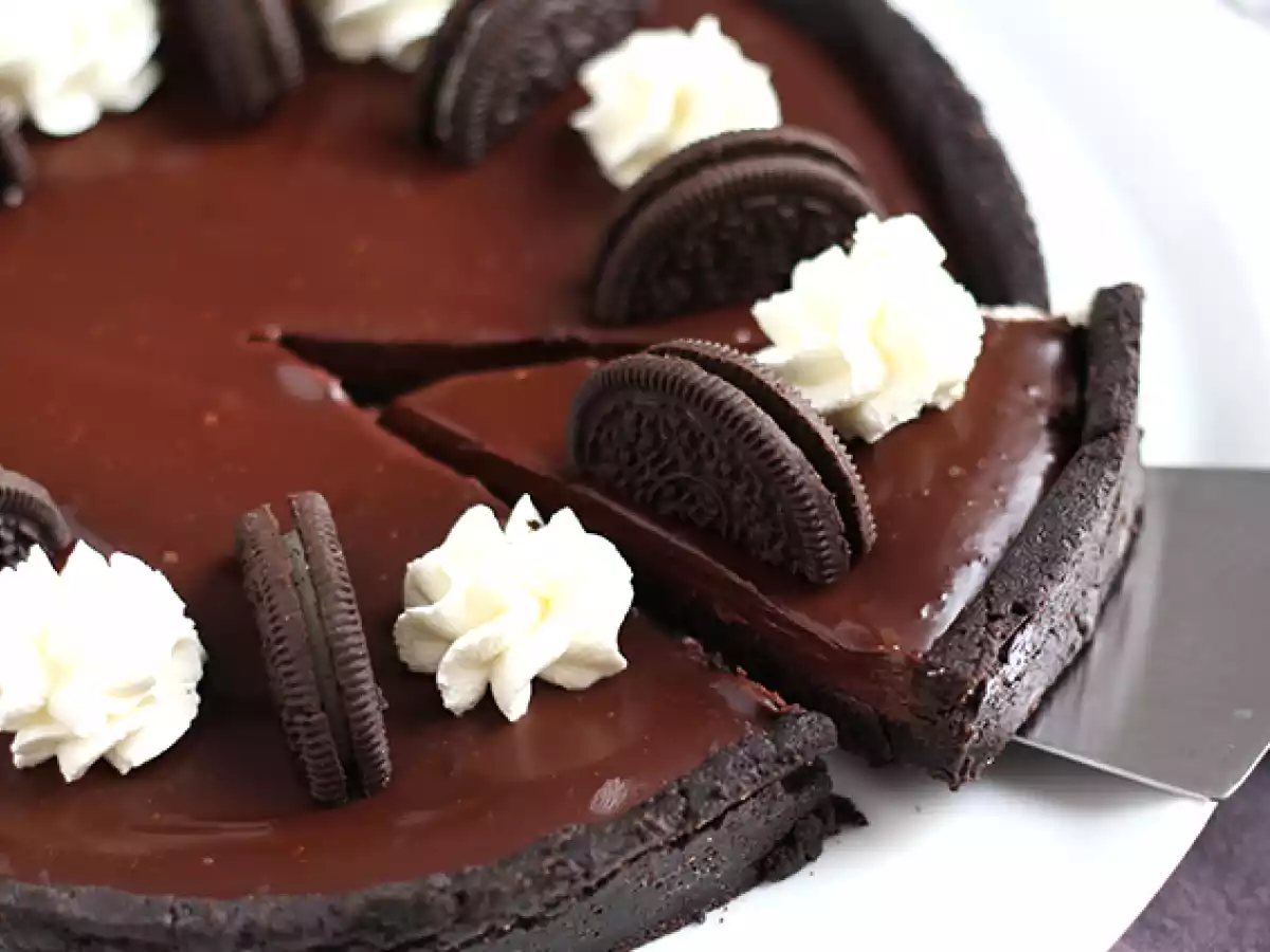 Tartaletka s čokoládou a Oreo