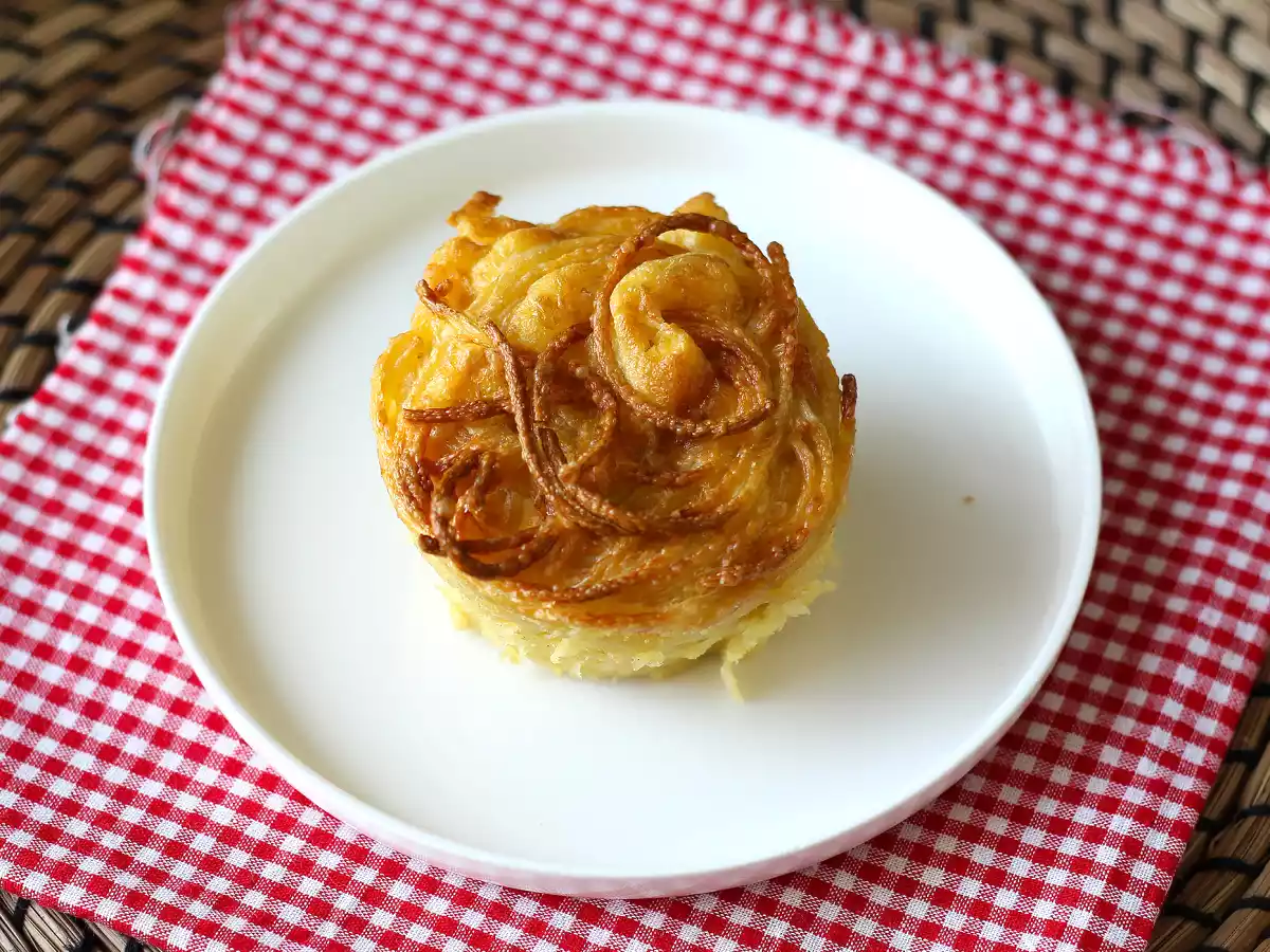 Těstovinová omeleta ve fritéze - foto 3