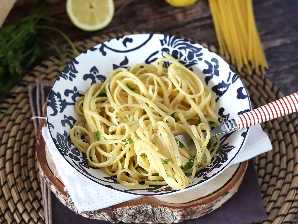 Těstoviny s citronem - Pasta al limone (váš budoucí oblíbený pokrm!) - foto 4