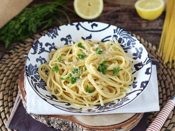 Recept Těstoviny s citronem - pasta al limone (váš budoucí oblíbený pokrm!)