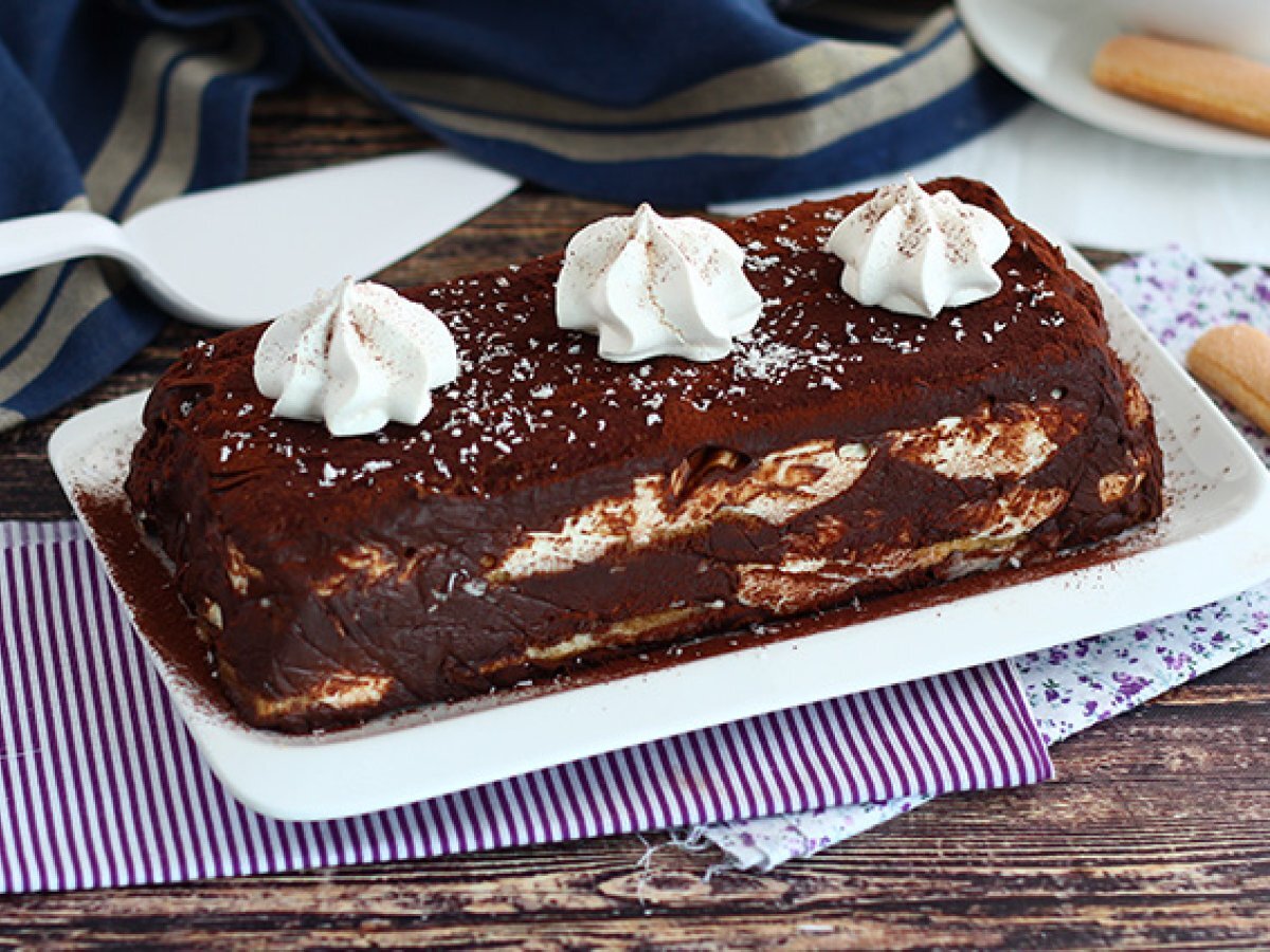 Tiramisu log (návod krok za krokem)