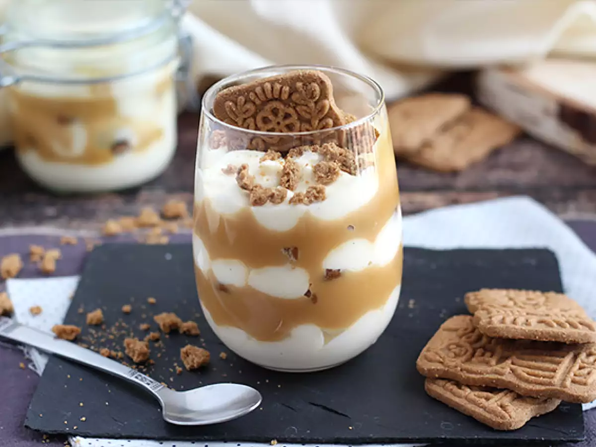 Tiramisu se sušenkami speculoos a slaným karamelem - foto 2