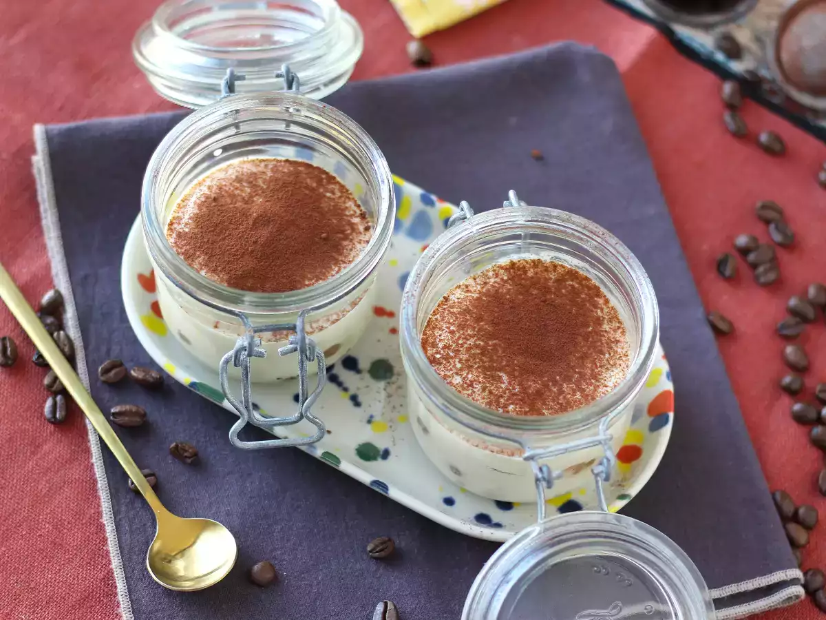 Tiramisu z hedvábného tofu bez mascarpone a vajec - foto 3