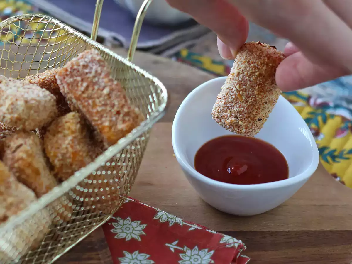 Tofu nugetky v horkovzdušné fritéze - foto 3