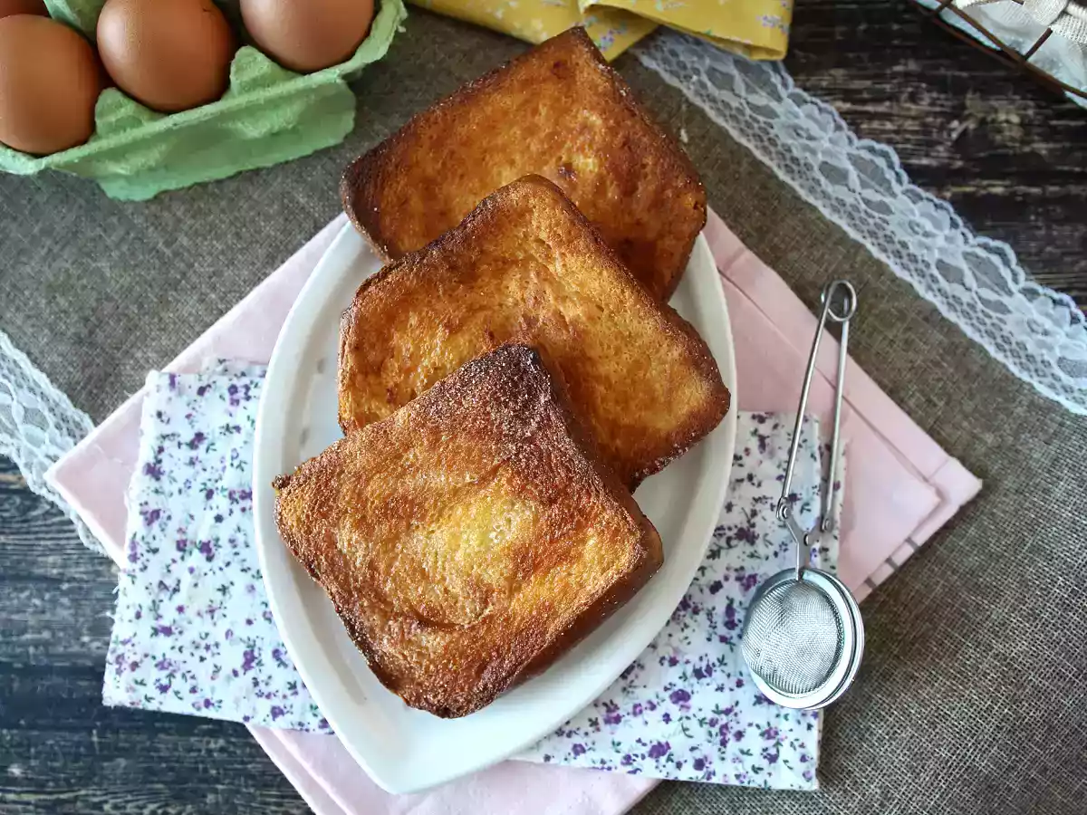 Torrijas ve fritéze s brioškovým chlebem, tradice bez komplikací - foto 8