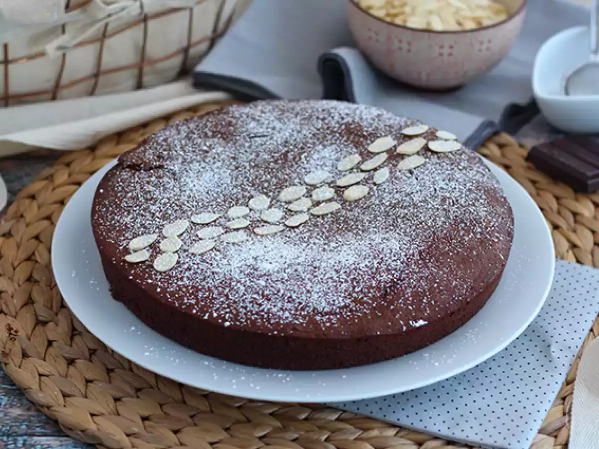 Torta Caprese – vláčný čokoládový dort - foto 4