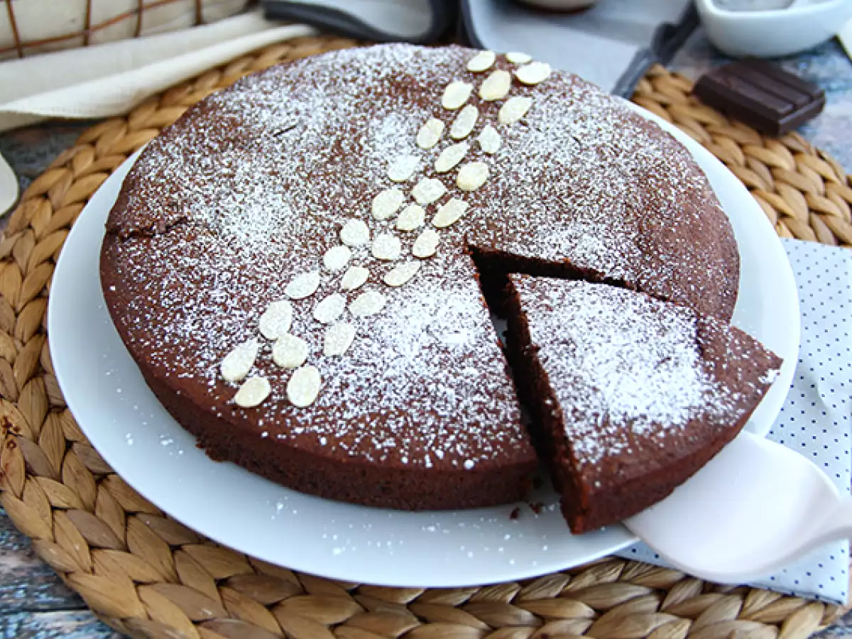 Torta Caprese – vláčný čokoládový dort - foto 5