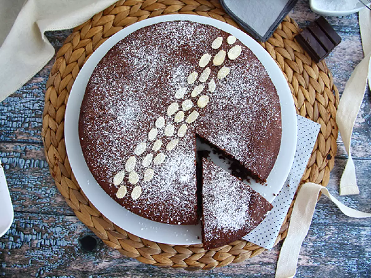 Torta Caprese – vláčný čokoládový dort s mandlemi - foto 2