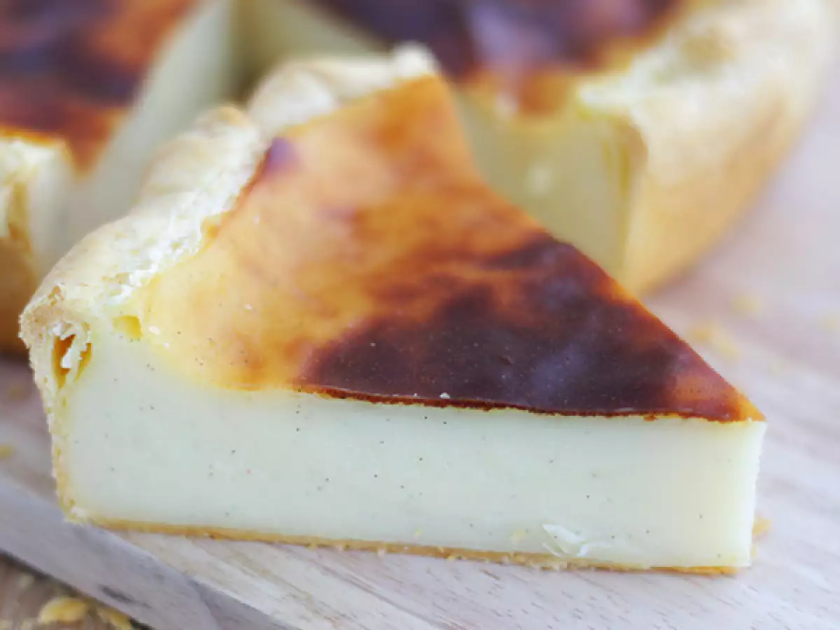 Tradiční francouzský flan jako z pekárny