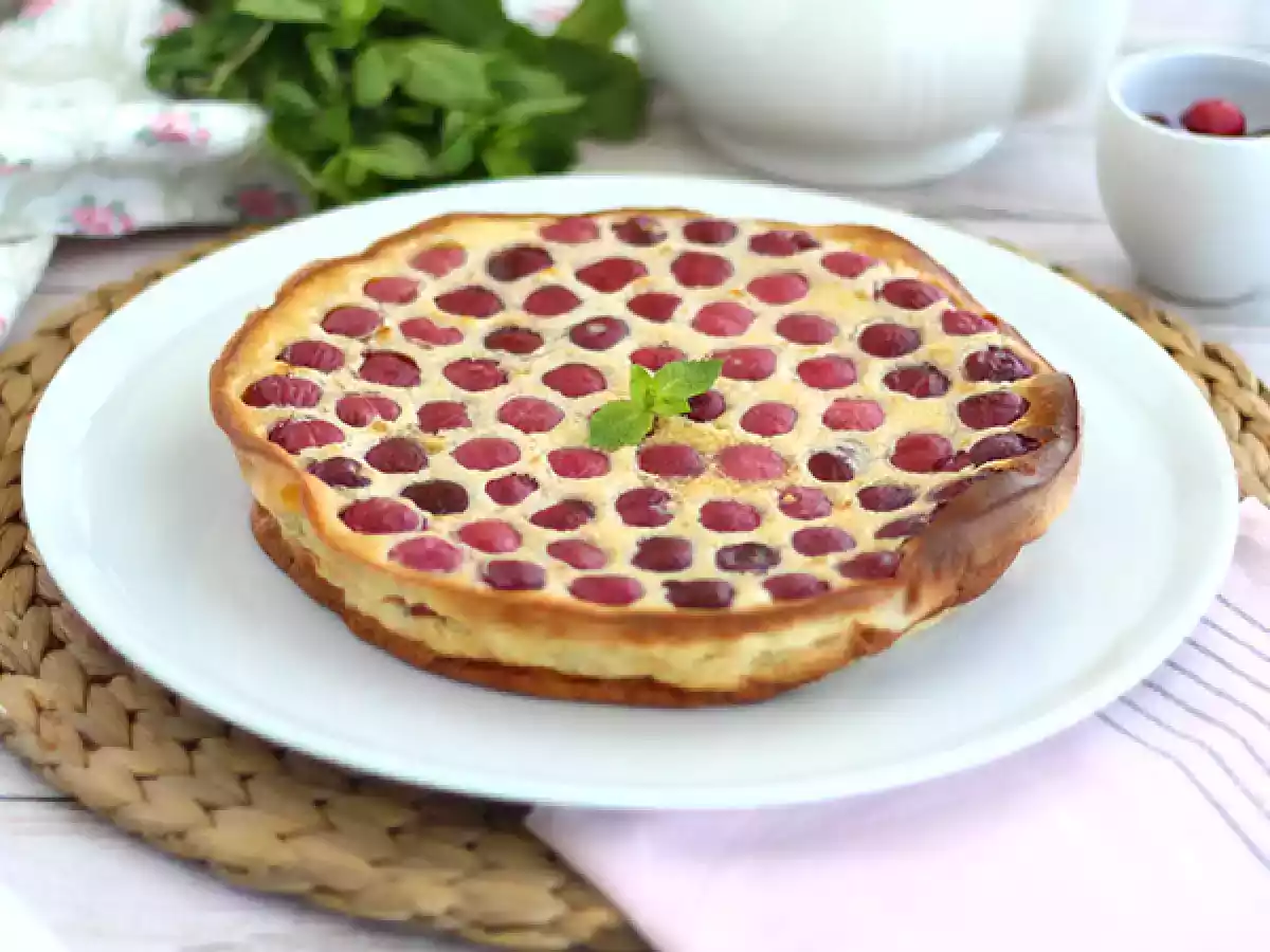 Třešňový clafoutis, ultra jemná klasika - foto 2