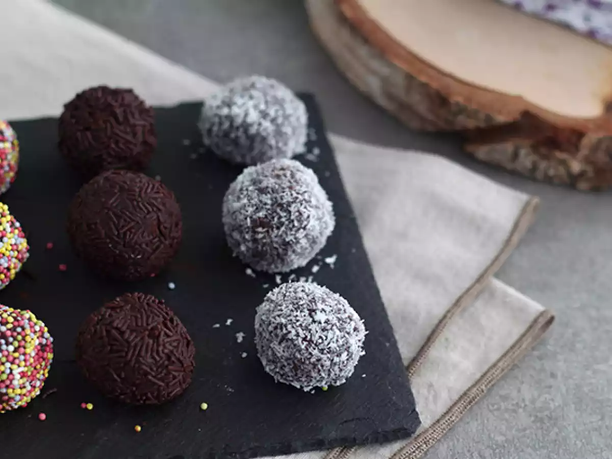 Truffes au chocolat enrobées - foto 2