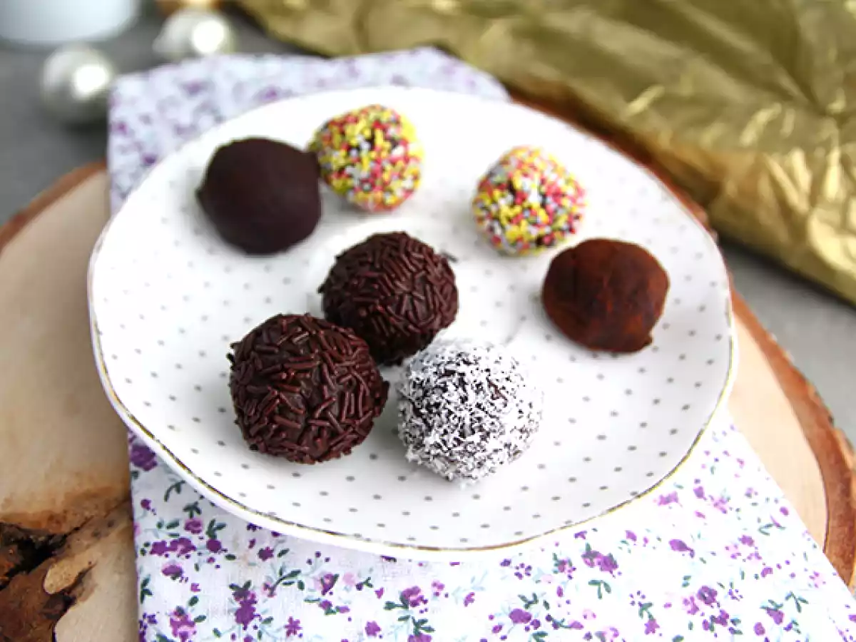 Truffes au chocolat enrobées - foto 4