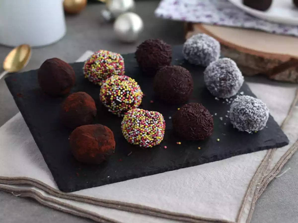 Truffes au chocolat enrobées - foto 5