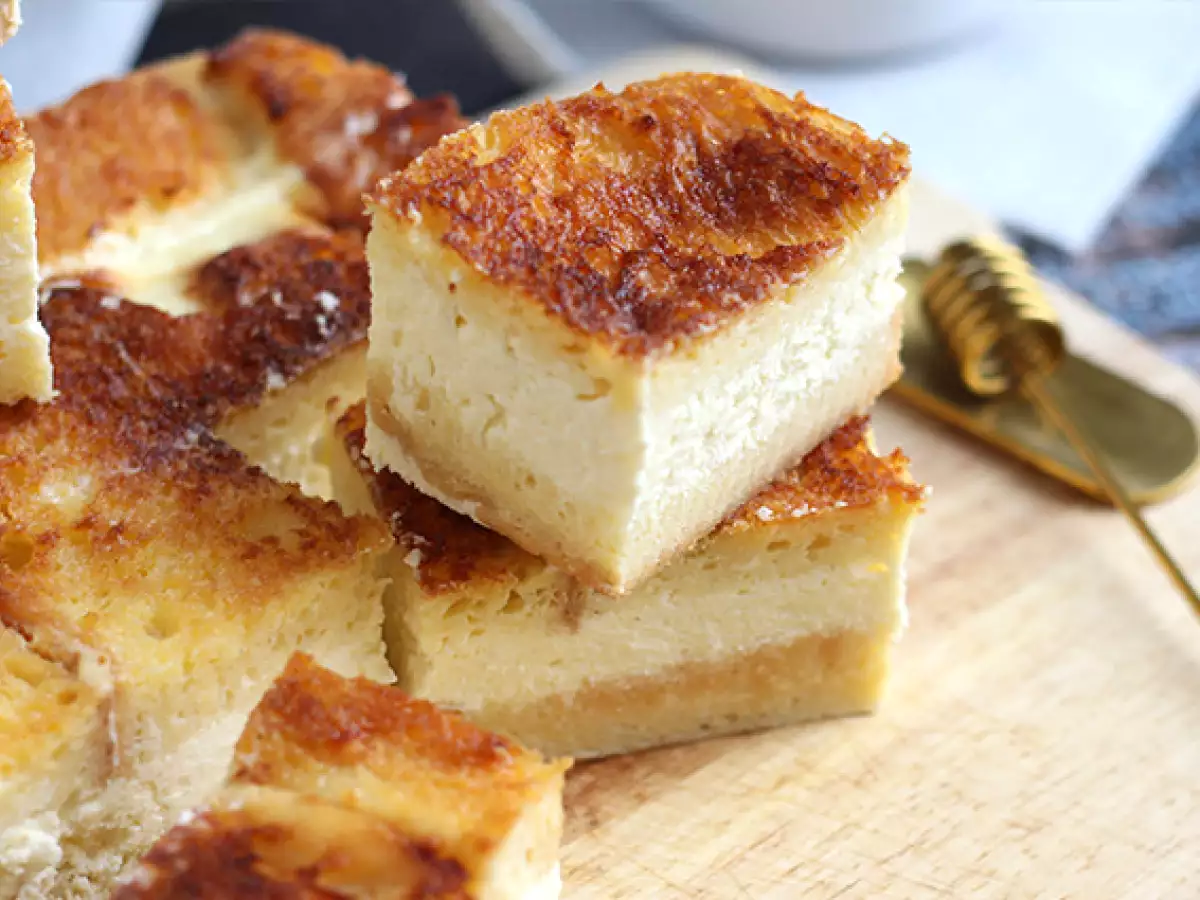 Tvarohové tyčinky s francouzským toastem (French toast cheesecake bars) - foto 4