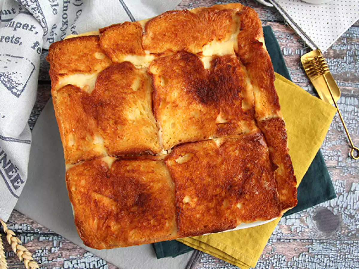 Tvarohové tyčinky s francouzským toastem (French toast cheesecake bars) - foto 6
