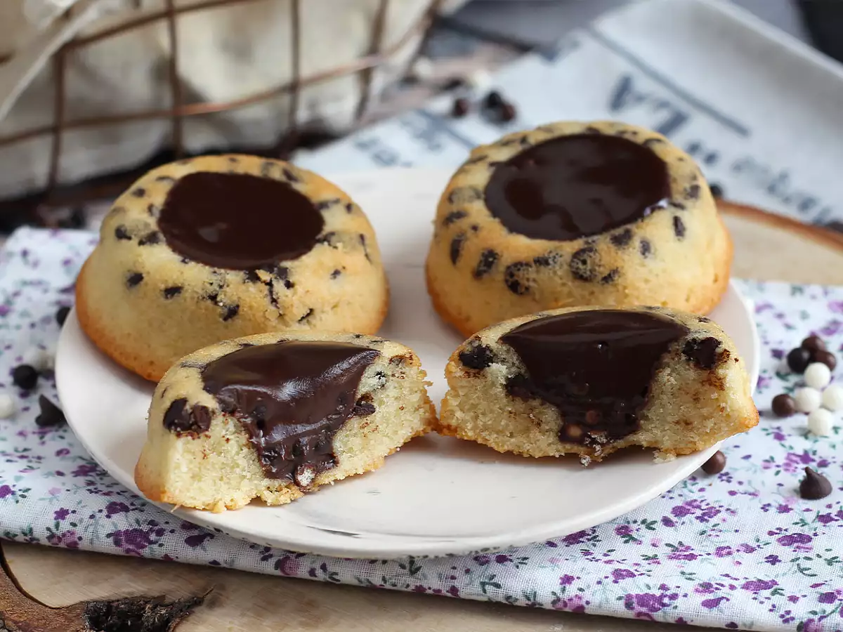 Tygří financiers s čokoládou a křupavou ganache - foto 3