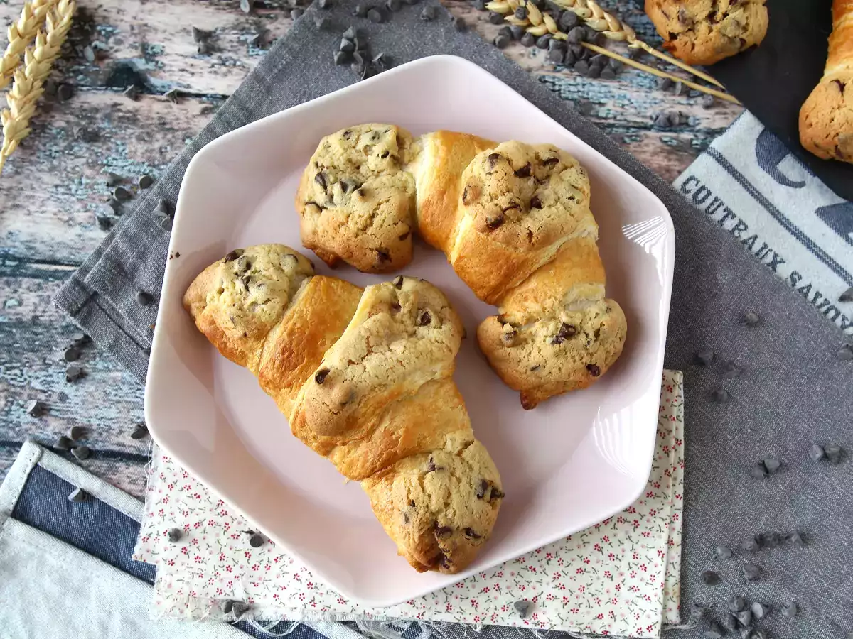 Ultragurmánské a superjednoduché crookies: dokonalá kombinace croissantu a sušenky! - foto 5