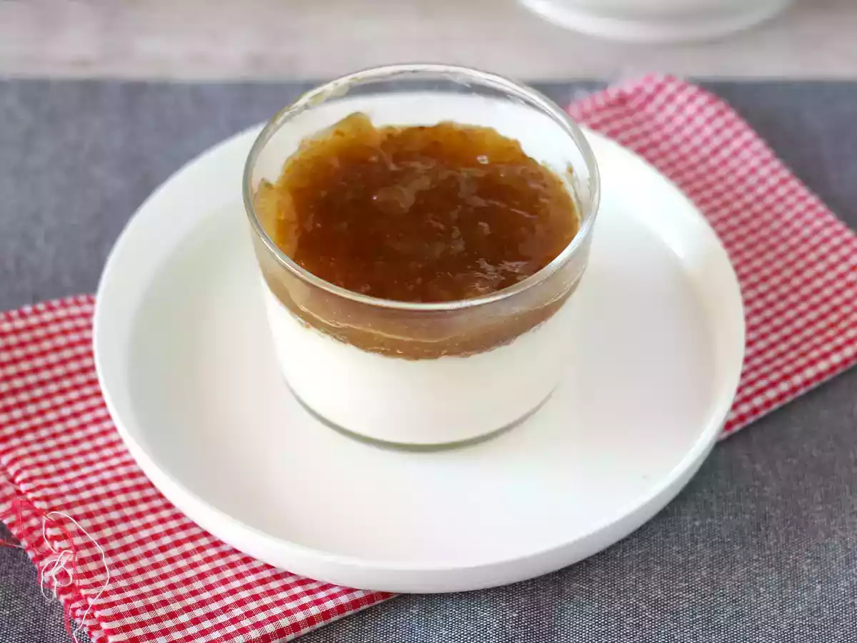 Vanilková panna cotta s fíkovou omáčkou - foto 2