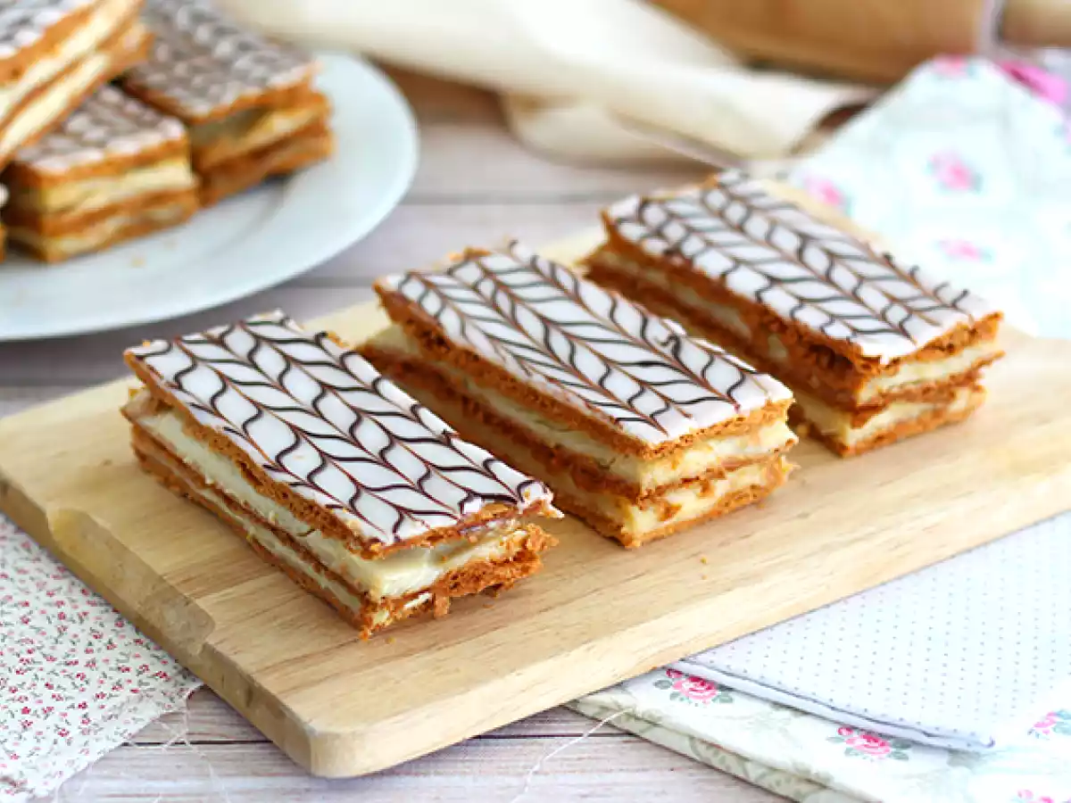 Vanilkové mille-feuille