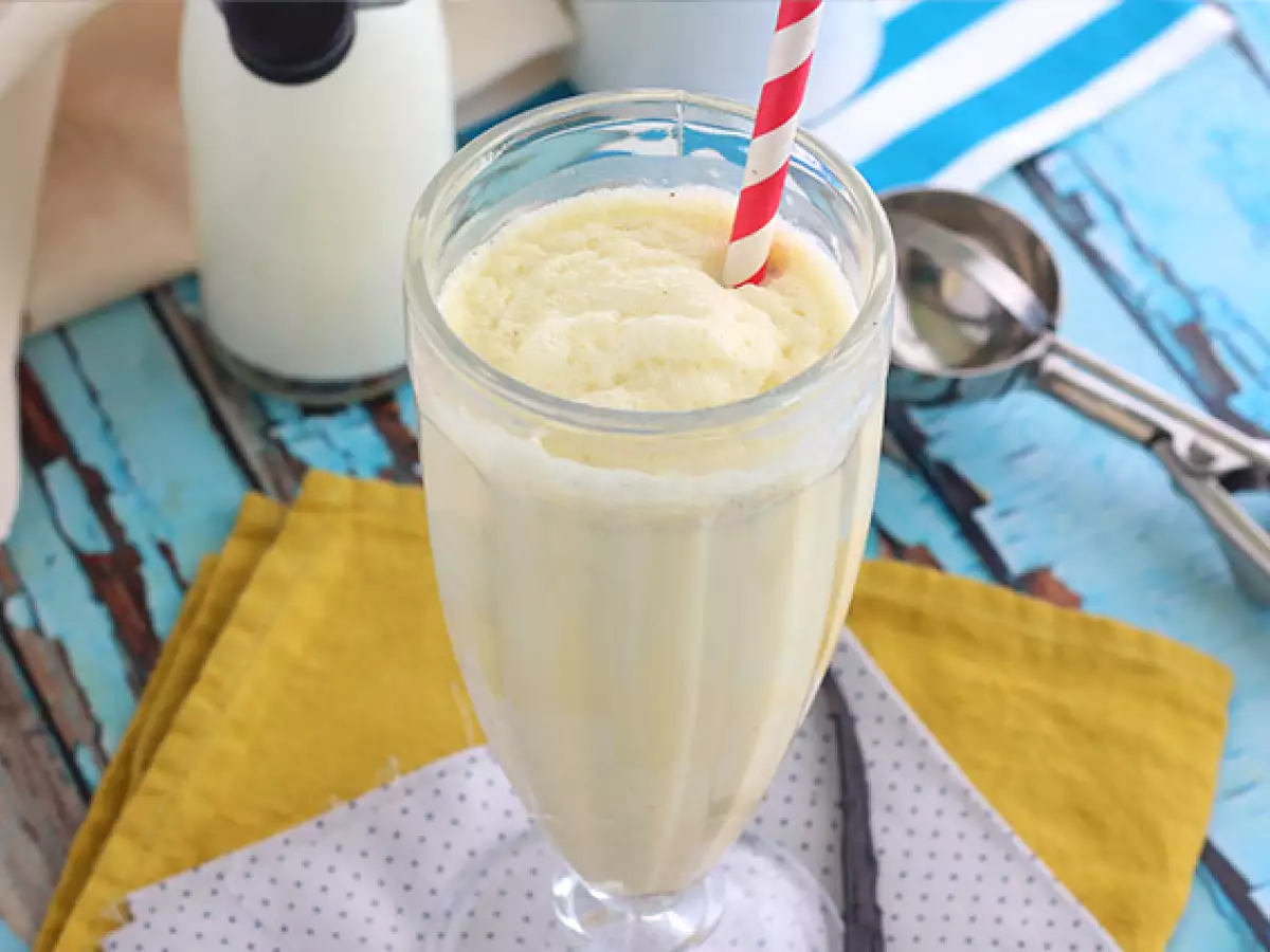 Vanilkový milkshake - foto 4