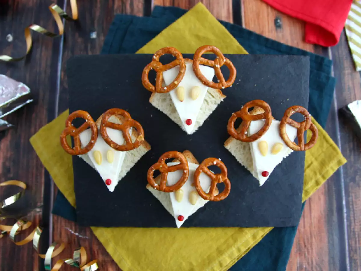 Vánoční toasty ve tvaru sobů - foto 3