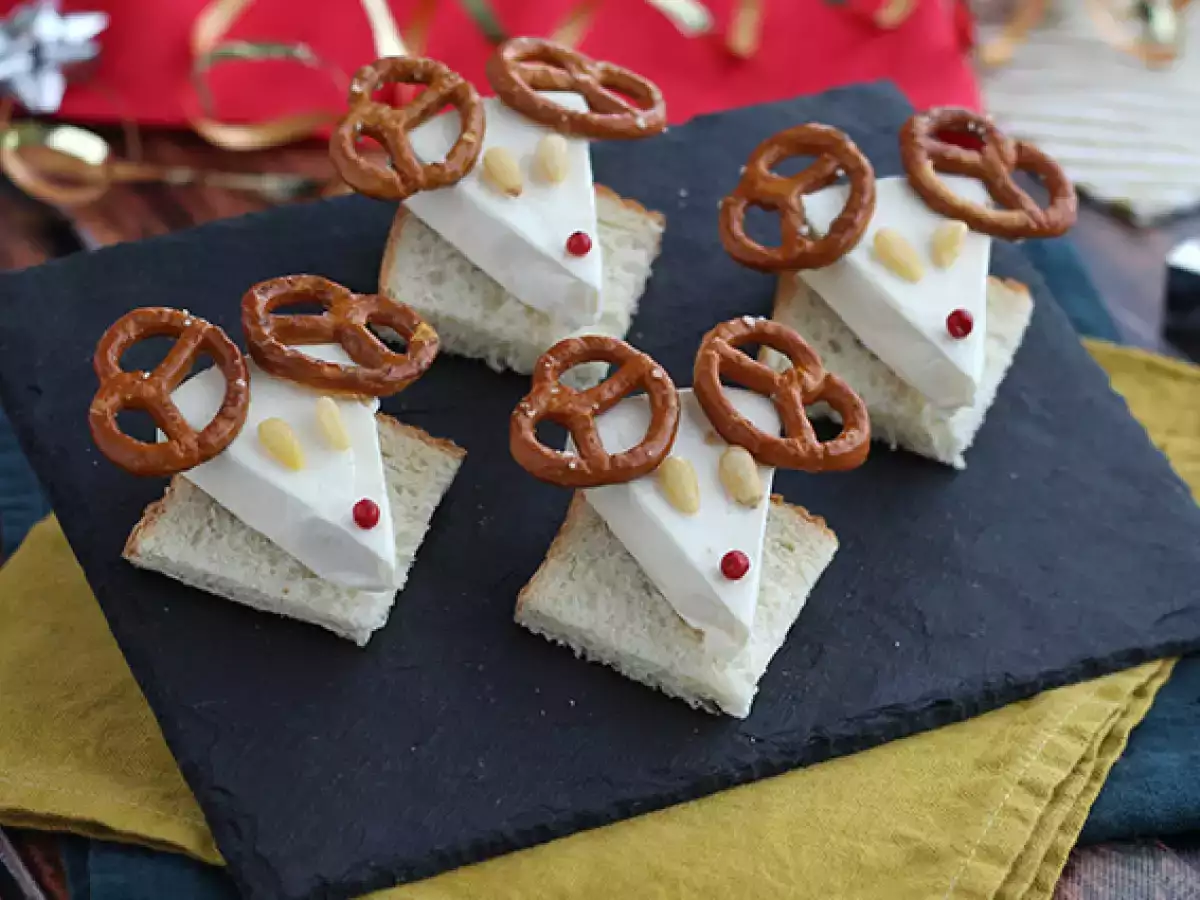 Vánoční toasty ve tvaru sobů - foto 5