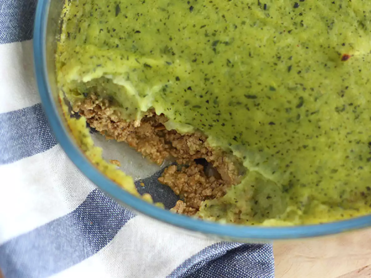Veganský hachis parmentier s cuketou a tofu - foto 2