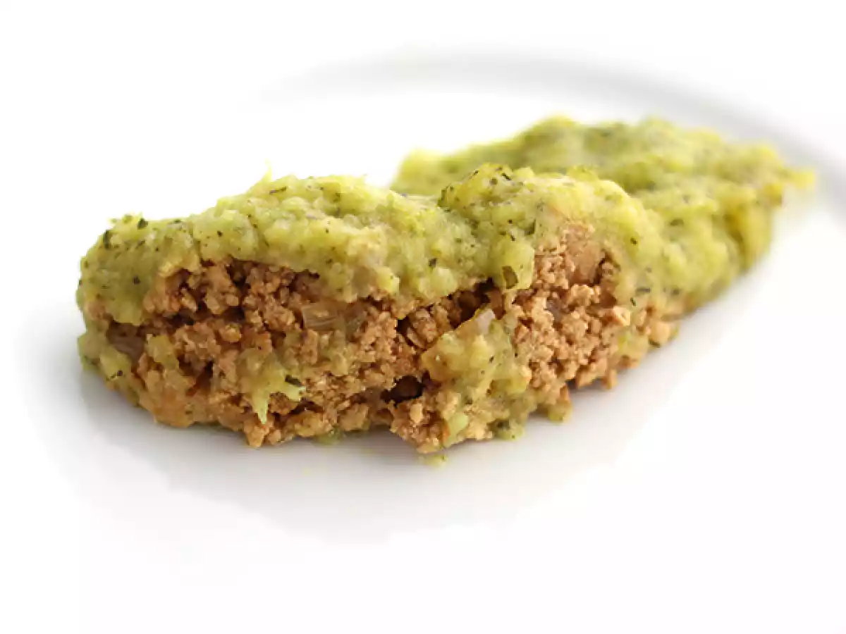 Veganský hrachový koláč s cuketou a tofu - foto 3