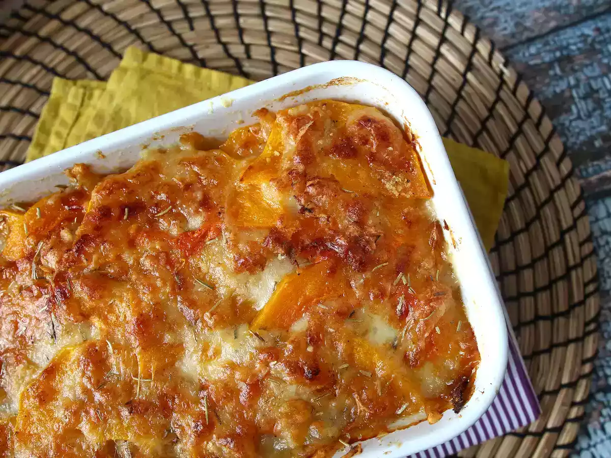 Vegetariánská dýňová parmigiana