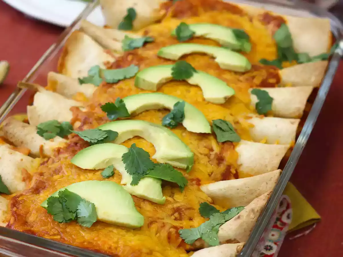 Vegetariánské enchiladas - foto 3
