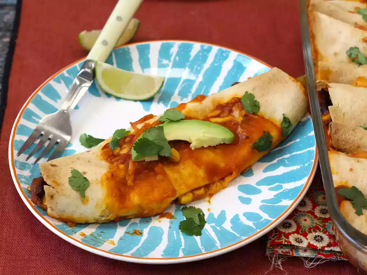 Vegetariánské enchiladas - foto 4