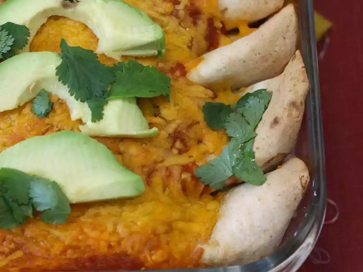 Vegetariánské enchiladas - foto 5