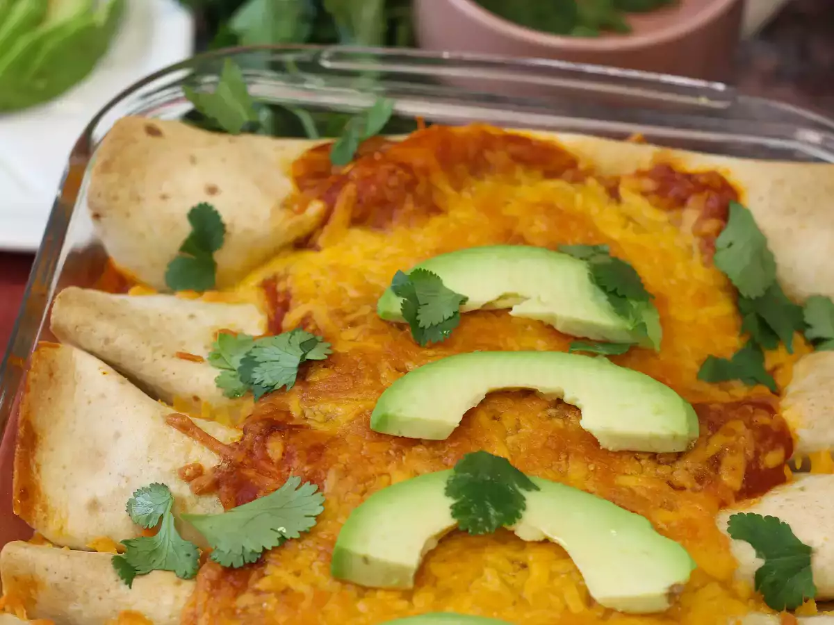 Vegetariánské enchilady - foto 2