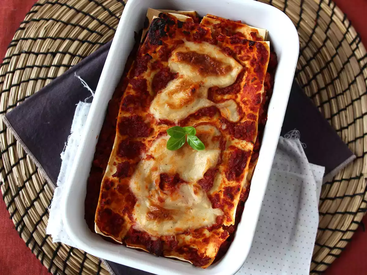 Vegetariánské lasagne (nebudete tomu věřit!) - foto 5